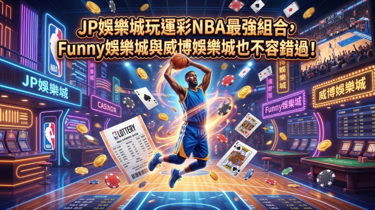 JP娛樂城玩運彩NBA最強組合，Funny娛樂城與威博娛樂城也不容錯過！